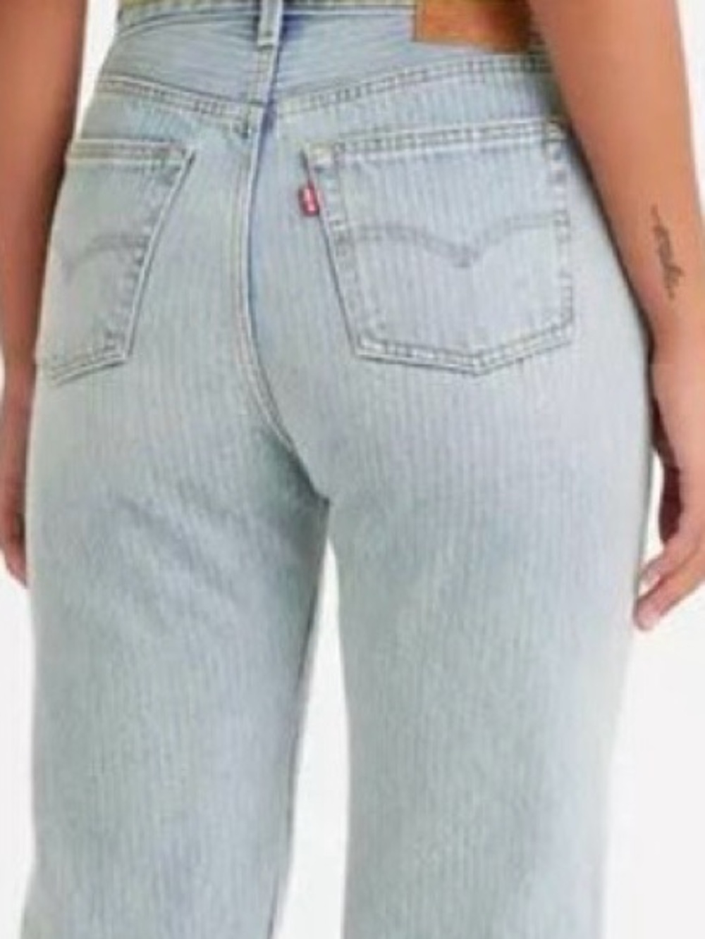 VTG Levi’s Premium VIRAL 501 ’81 Striped Jeans – see measurement for sizing